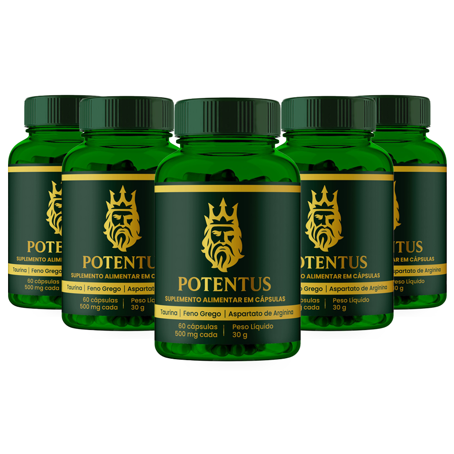 5 Frascos Potentus